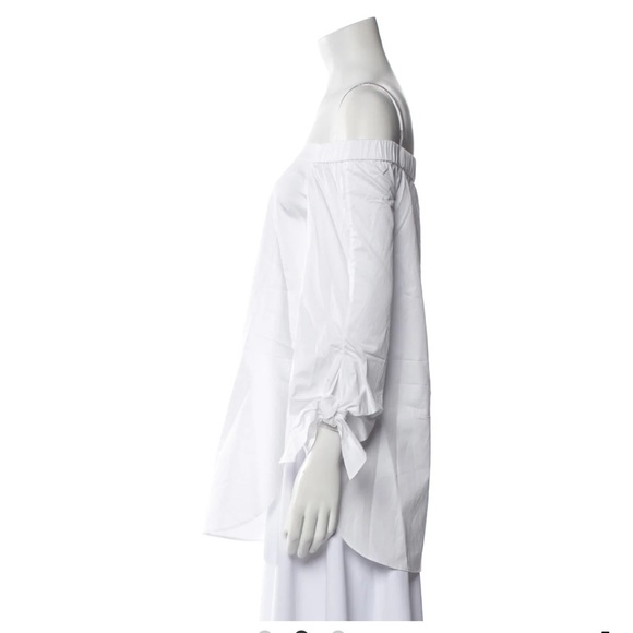 Tibi White Off-Shoulder Top - Picture 3 of 3